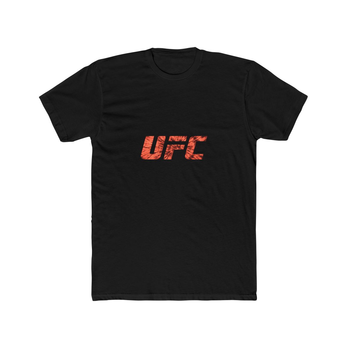 UFC Logo Red Spiral Tie Dye