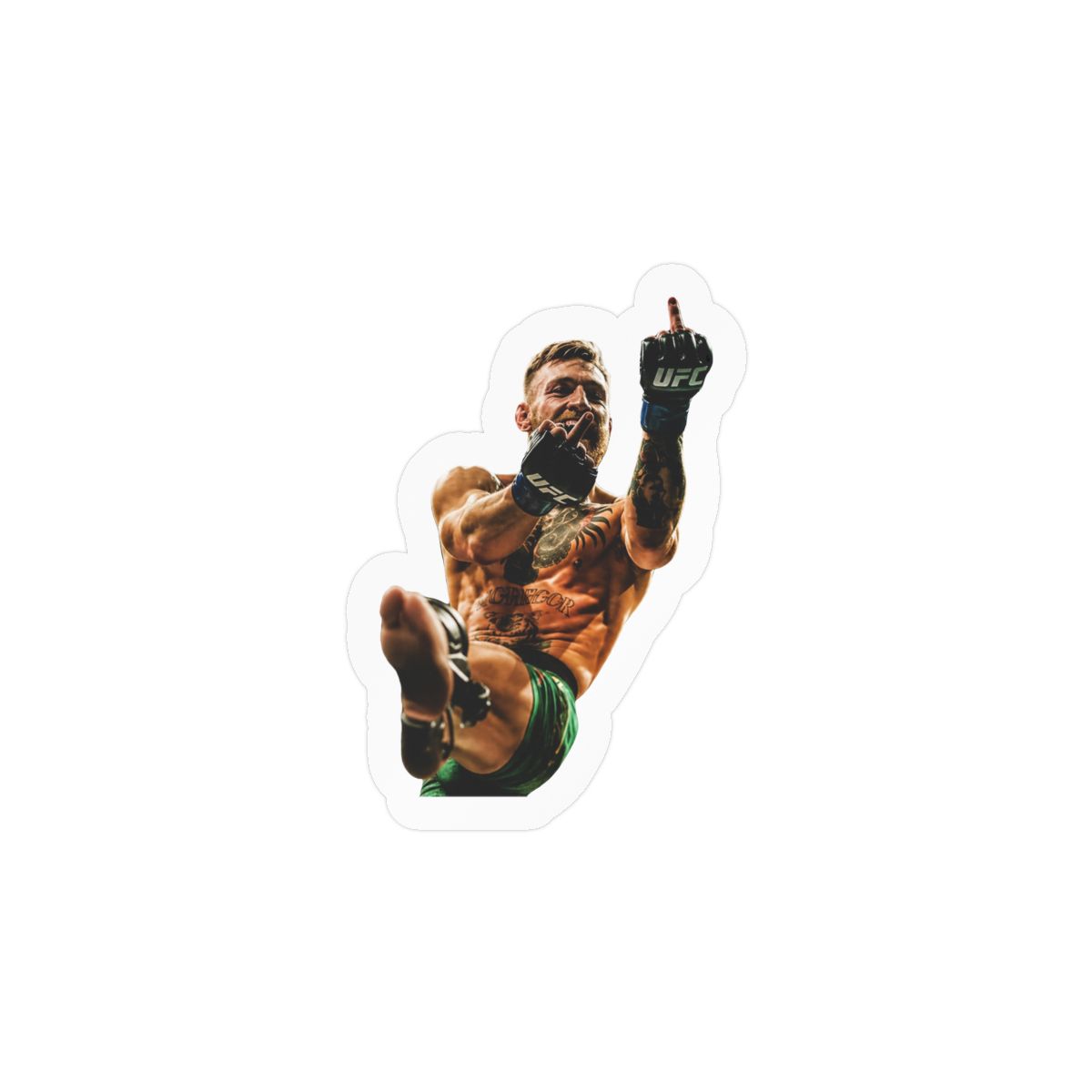 Conor McGregor Bold MMA Fighter Sticker | UFC Fan Vinyl Decal