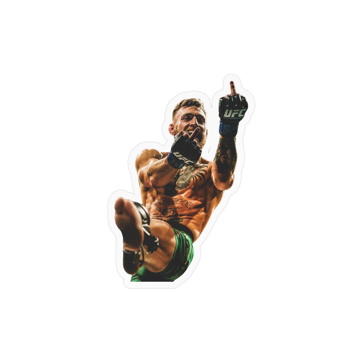 Conor McGregor Bold MMA Fighter Sticker | UFC Fan Vinyl Decal