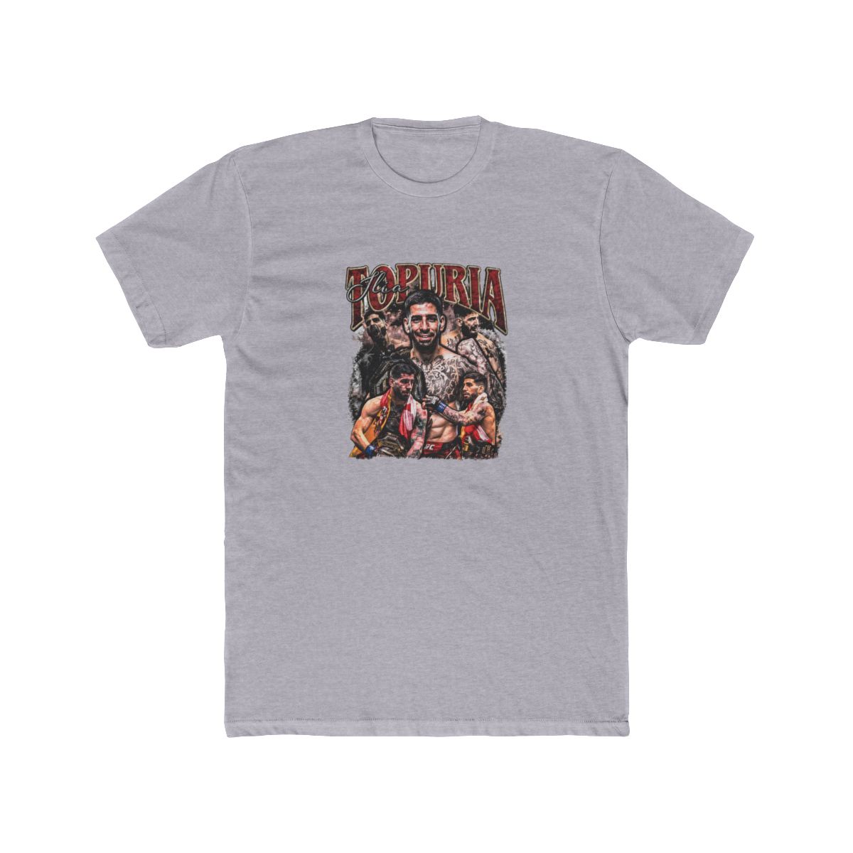 Ilia Topuria T Shirt UFC MMA El Matador Spain Streetwear Retro, Tee, Softstyle Shirt, Graphic Tee Gift for Men, Sports Fan Gift - alternate angle 5, merchandise