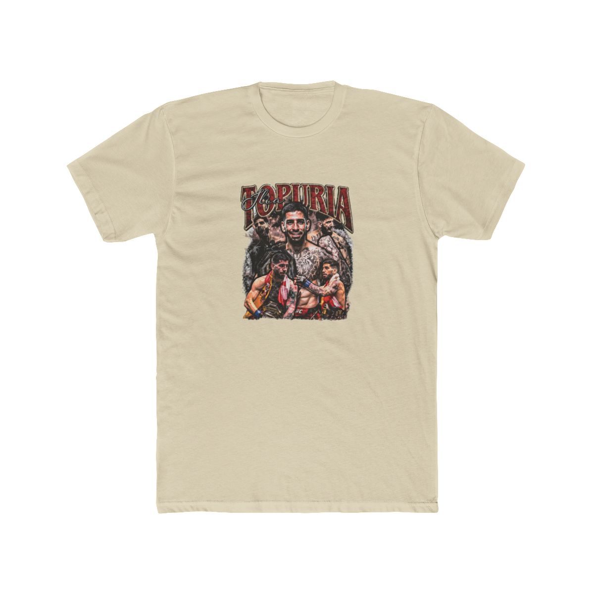 Ilia Topuria T Shirt UFC MMA El Matador Spain Streetwear Retro, Tee, Softstyle Shirt, Graphic Tee Gift for Men, Sports Fan Gift - alternate angle 4, merchandise