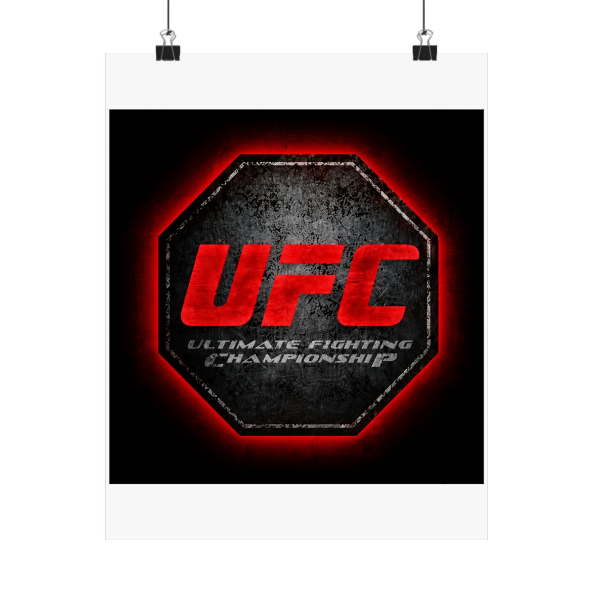 UFC neon sign, UFC led sign, Ufc logo, Fighting neon sign, Boxing neon sign, Ufc lover gift, GYM neon sign, Ufc wall art, Ufc wall decor