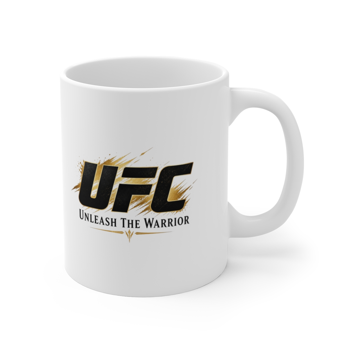 UFC "Unleash the Warrior" White Mug